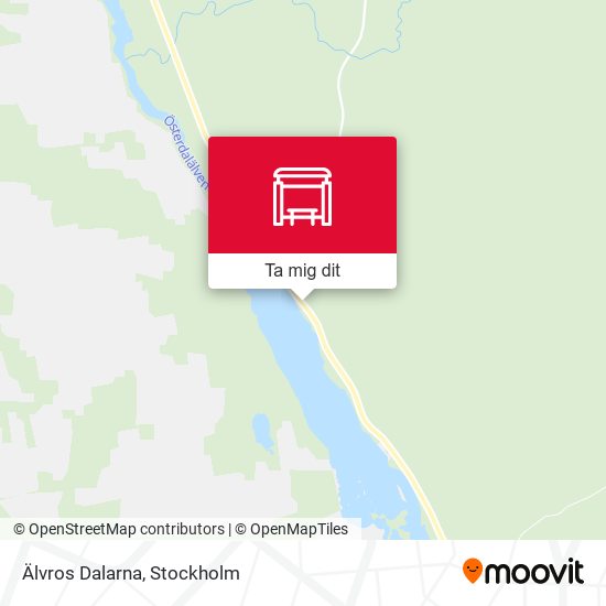 Älvros Dalarna karta