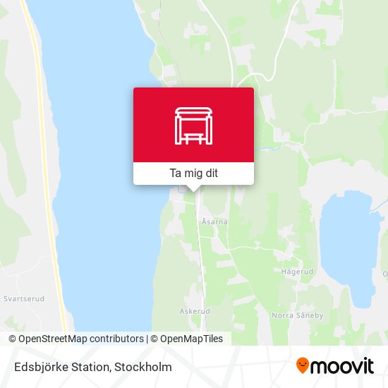 Edsbjörke Station karta