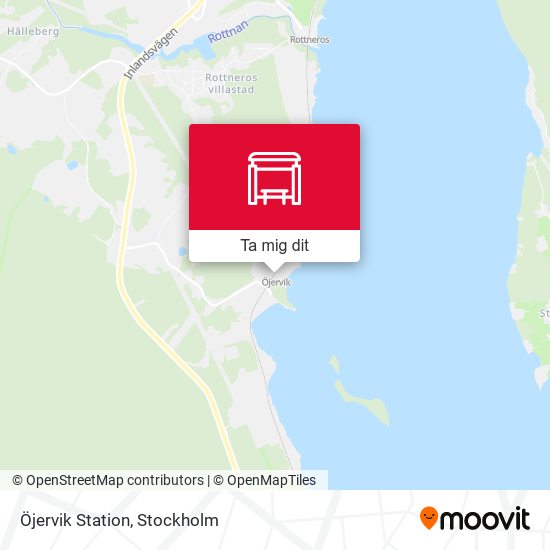 Öjervik Station karta