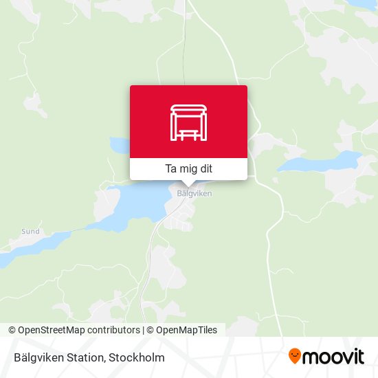 Bälgviken Station karta