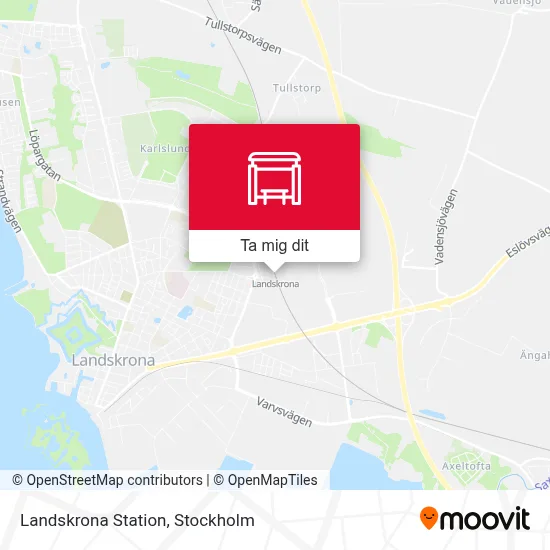 Landskrona Station karta