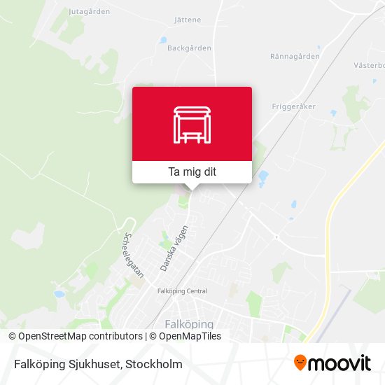 Falköping Sjukhuset karta