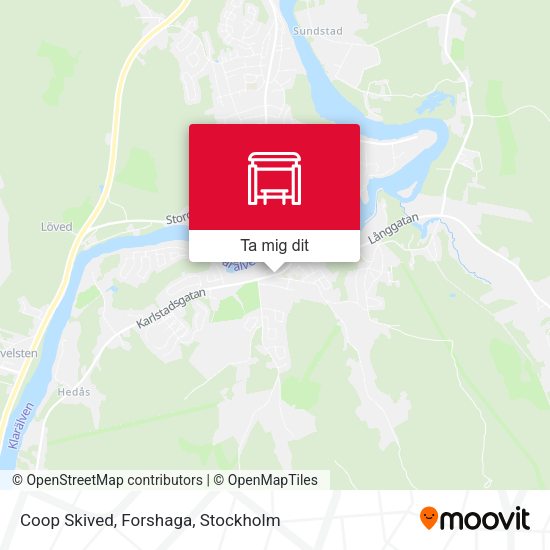 Coop Skived, Forshaga karta