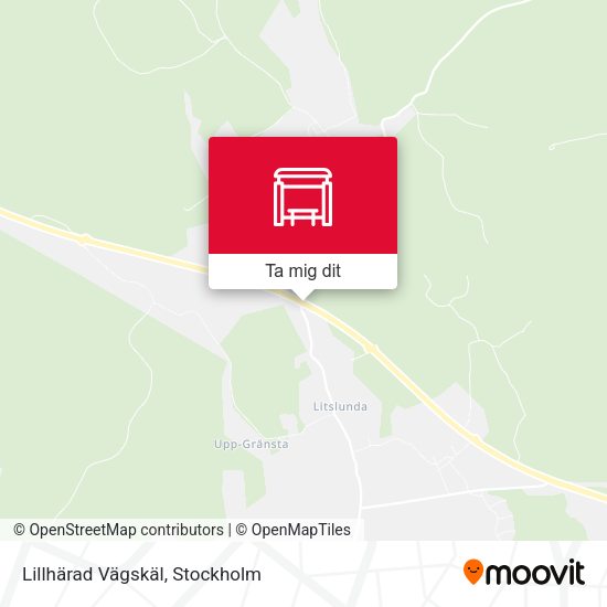 Lillhärad Vägskäl karta