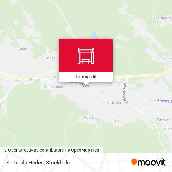 Söderala Heden karta