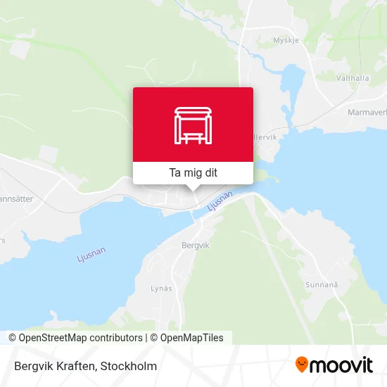 Bergvik Kraften karta