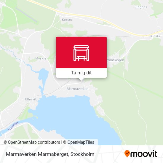 Marmaverken Marmaberget karta