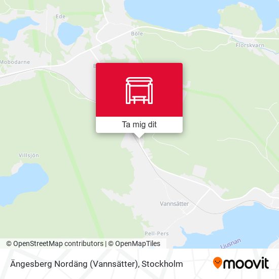 Ängesberg Nordäng (Vannsätter) karta