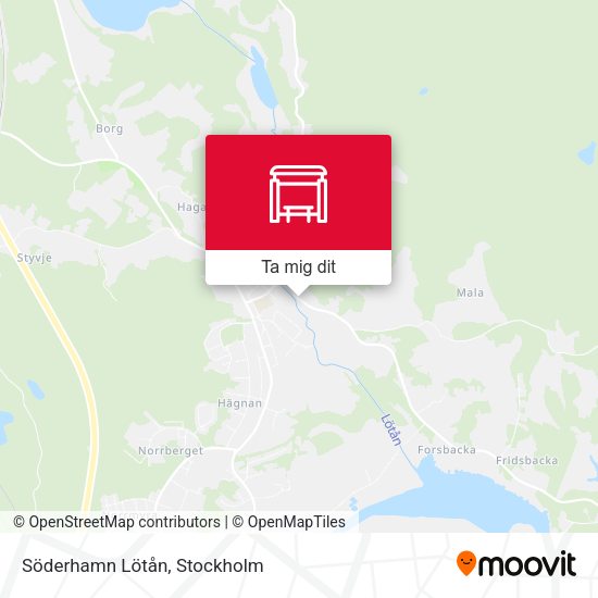 Söderhamn Lötån karta