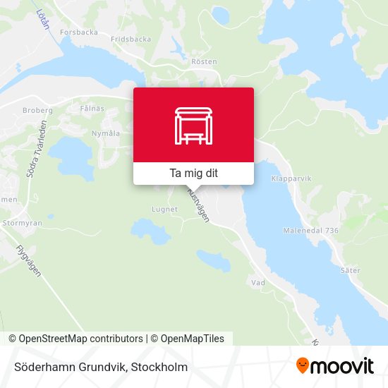 Söderhamn Grundvik karta