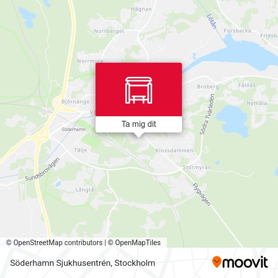 Söderhamn Sjukhusentrén karta