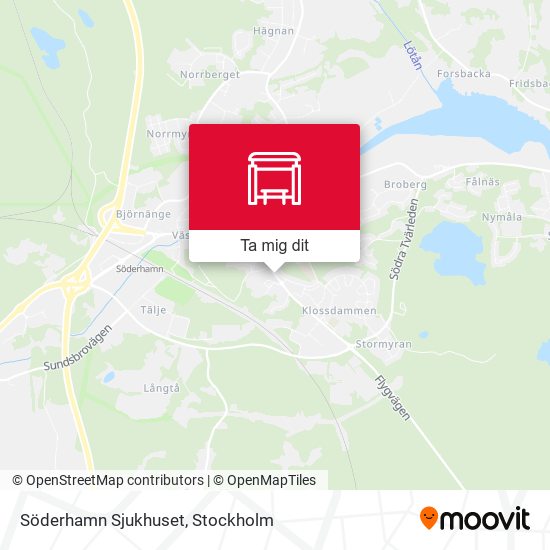 Söderhamn Sjukhuset karta