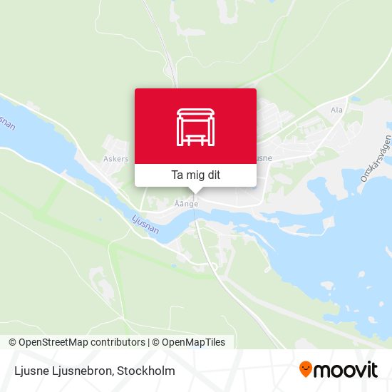 Ljusne Ljusnebron karta