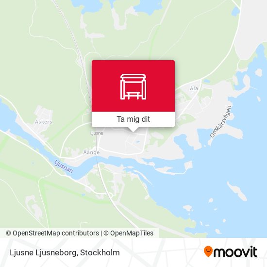 Ljusne Ljusneborg karta