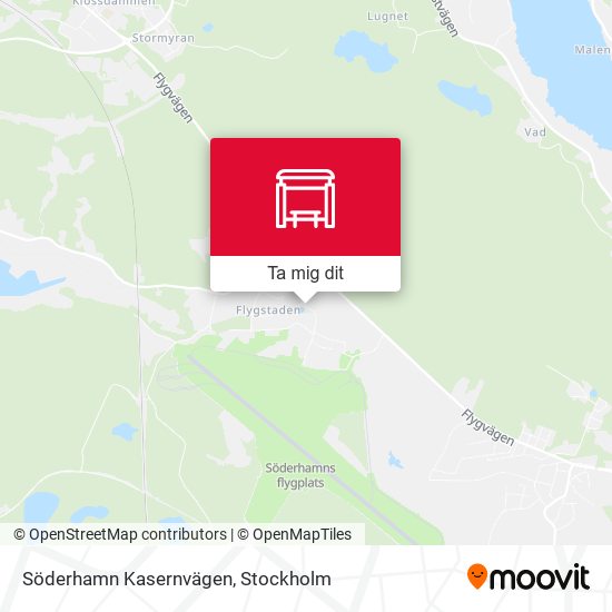 Söderhamn Kasernvägen karta