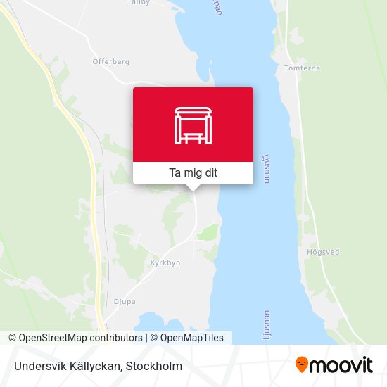 Undersvik Källyckan karta