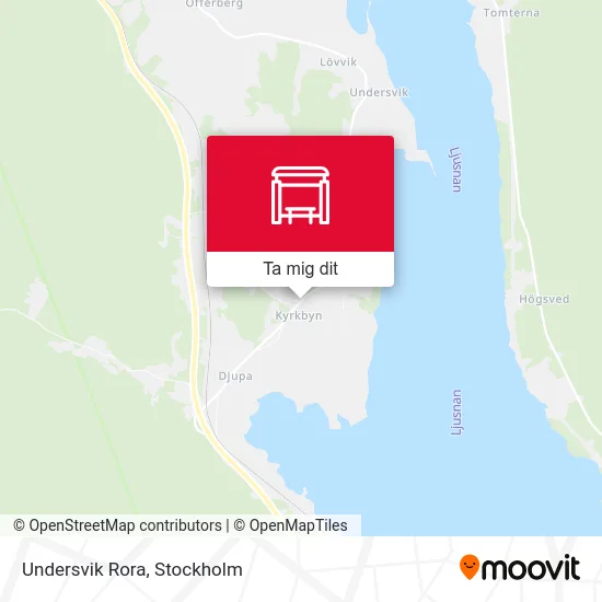 Undersvik Rora karta