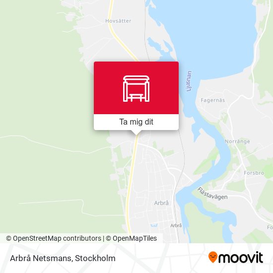 Arbrå Netsmans karta
