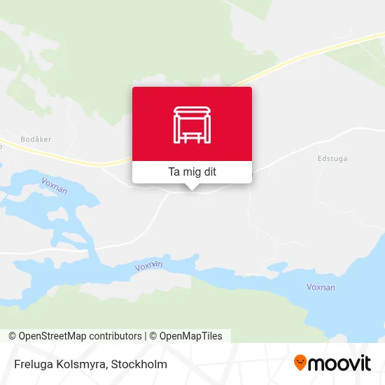 Freluga Kolsmyra karta