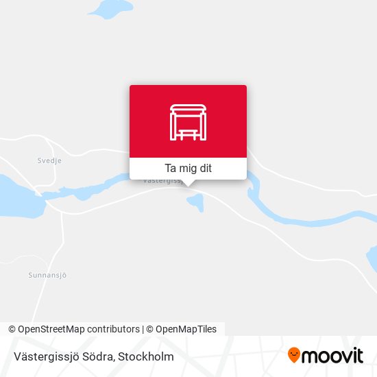 Västergissjö Södra karta