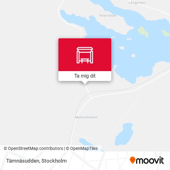 Tämnäsudden karta