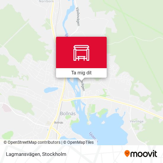 Lagmansvägen karta