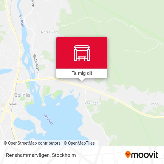 Renshammarvägen karta