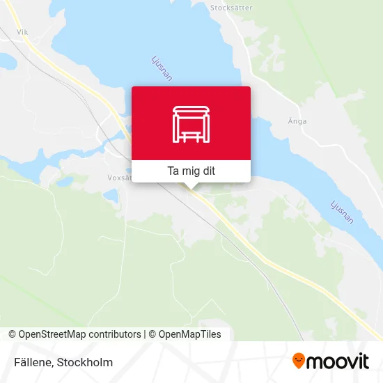 Fällene karta
