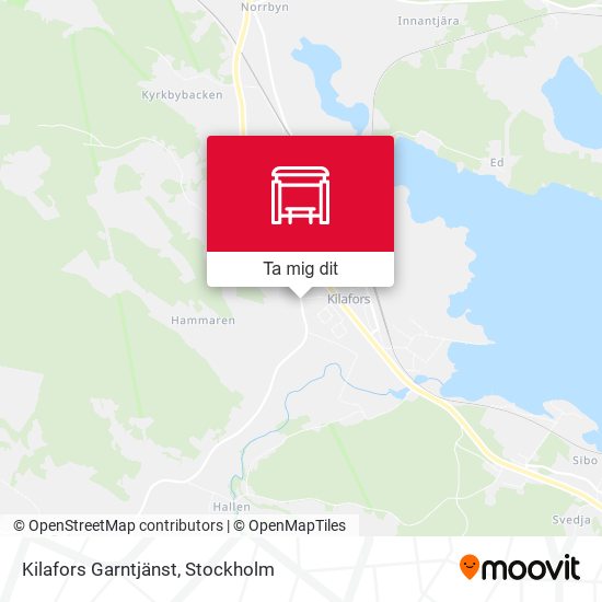 Kilafors Garntjänst karta