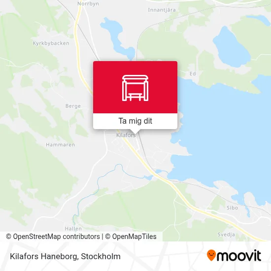 Kilafors Haneborg karta