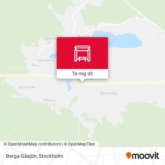 Berga Gåsjön karta