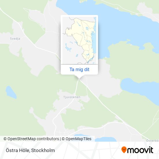 Östra Höle karta