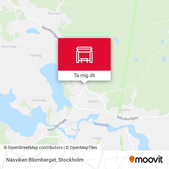 Näsviken Blomberget karta