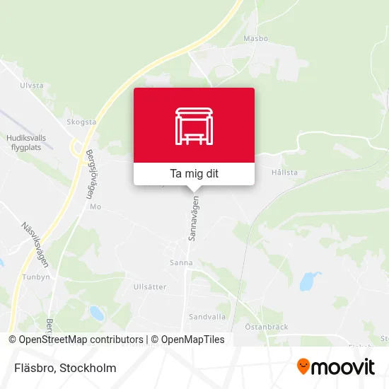 Fläsbro karta