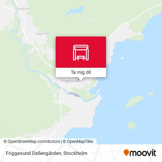 Friggesund Dellengården karta