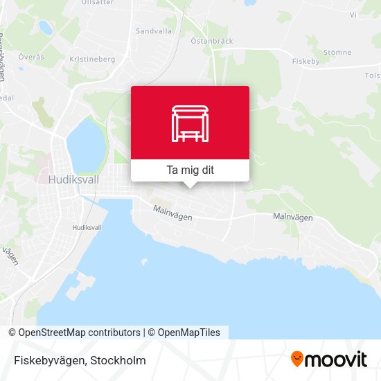 Fiskebyvägen karta