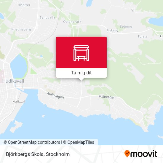 Björkbergs Skola karta