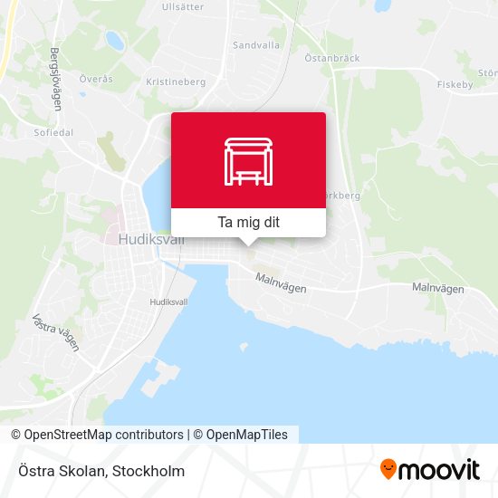 Östra Skolan karta