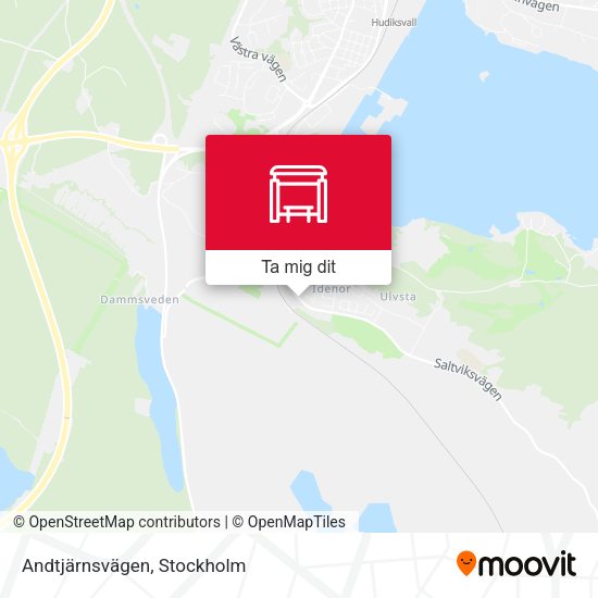 Andtjärnsvägen karta