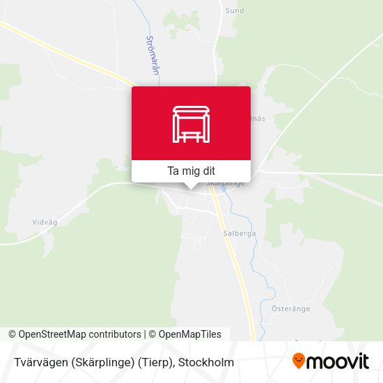 Tvärvägen (Skärplinge) (Tierp) karta