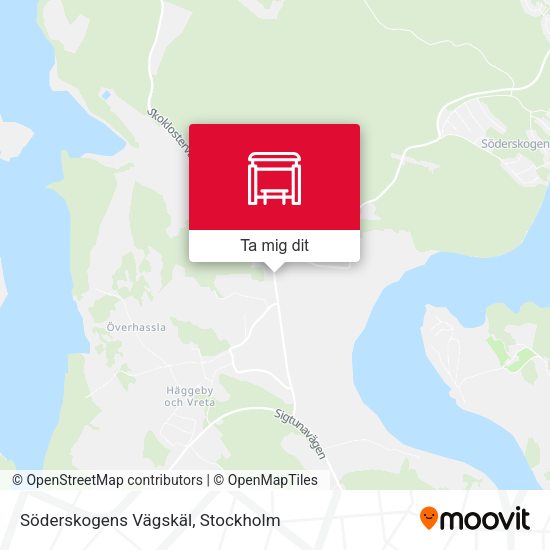 Söderskogens Vägskäl karta