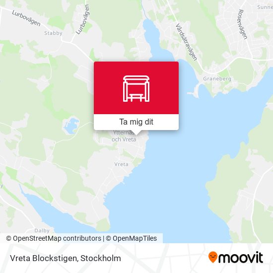 Vreta Blockstigen karta