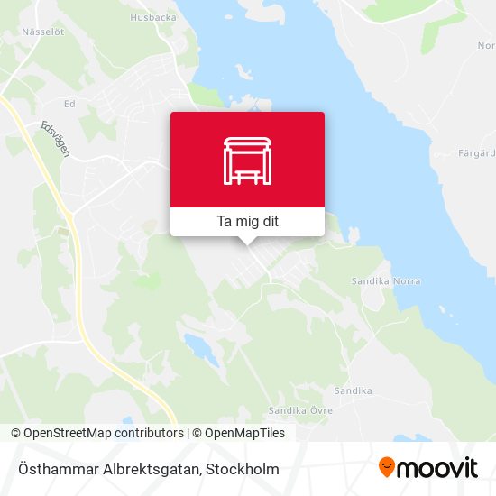 Östhammar Albrektsgatan karta