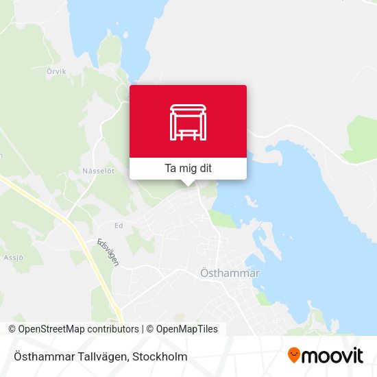Östhammar Tallvägen karta