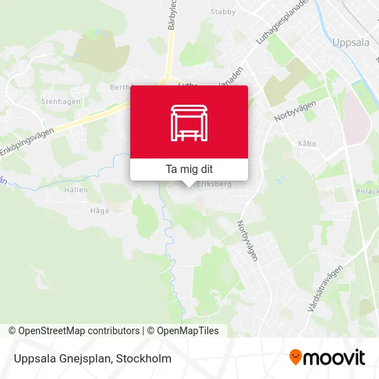 Uppsala Gnejsplan karta