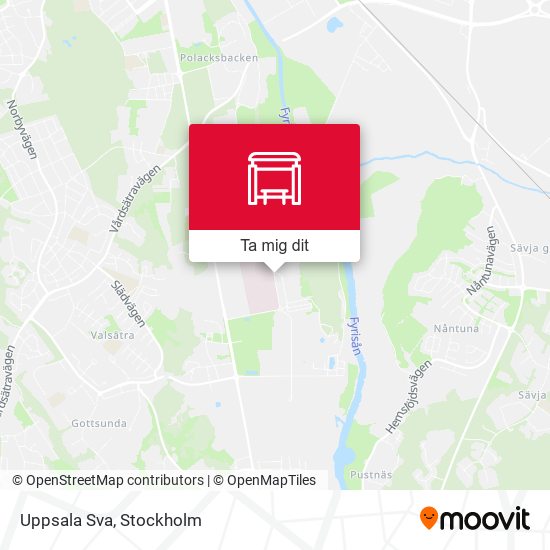 Uppsala Sva karta