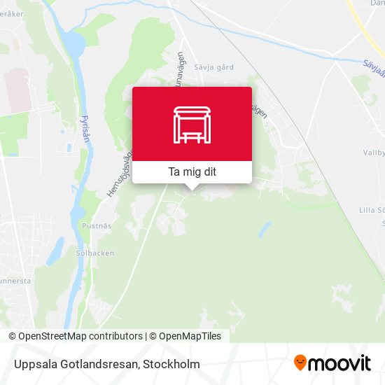 Uppsala Gotlandsresan karta