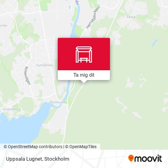 Uppsala Lugnet karta