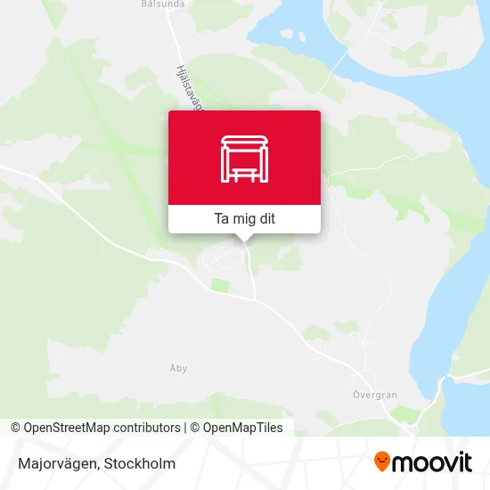 Majorvägen karta