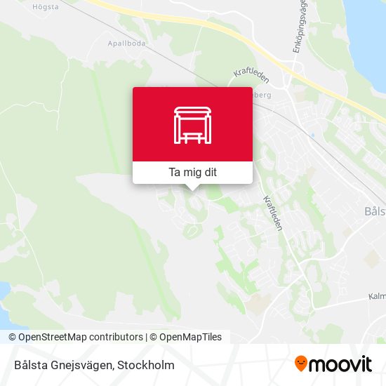 Bålsta Gnejsvägen karta